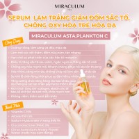 Serum Làm Trắng giảm đốm sắc tố, chống oxy hóa trẻ hóa da Miraculum  Asta.Plankton C - Active Face _4